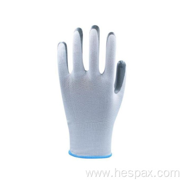 Hespax Heavy Duty Anti-oil Smooth Nitrile Safety Gloves